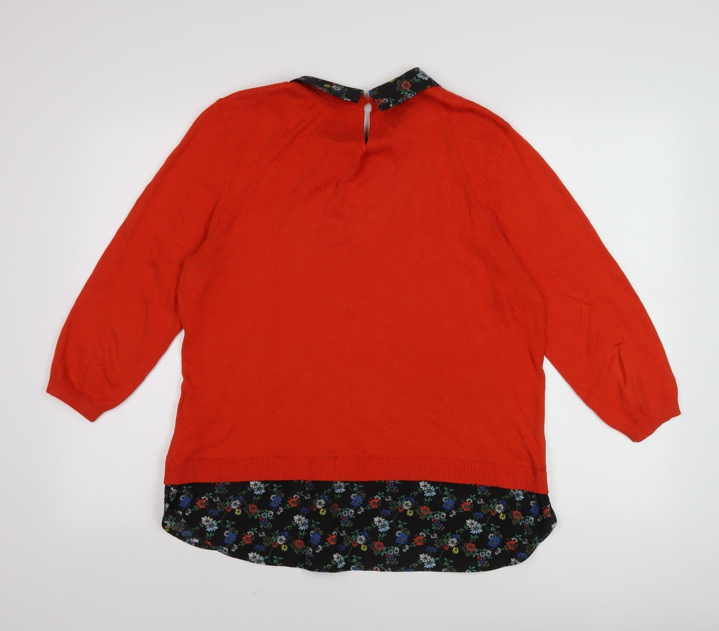 Oasis Women's Red Pullover Jumper, Size L, Casual