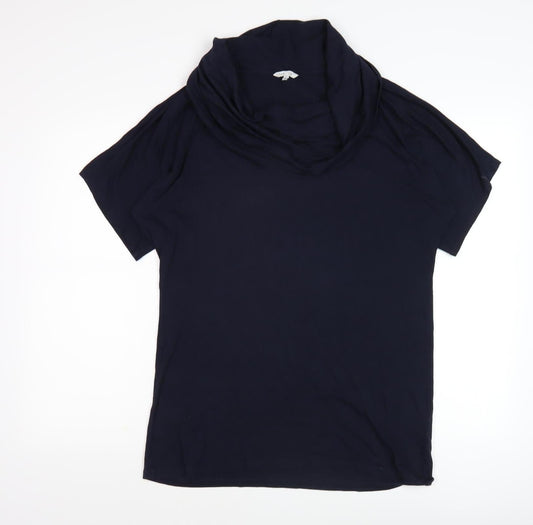Kew.159 Women’s Black Cowl Neck Top Size L