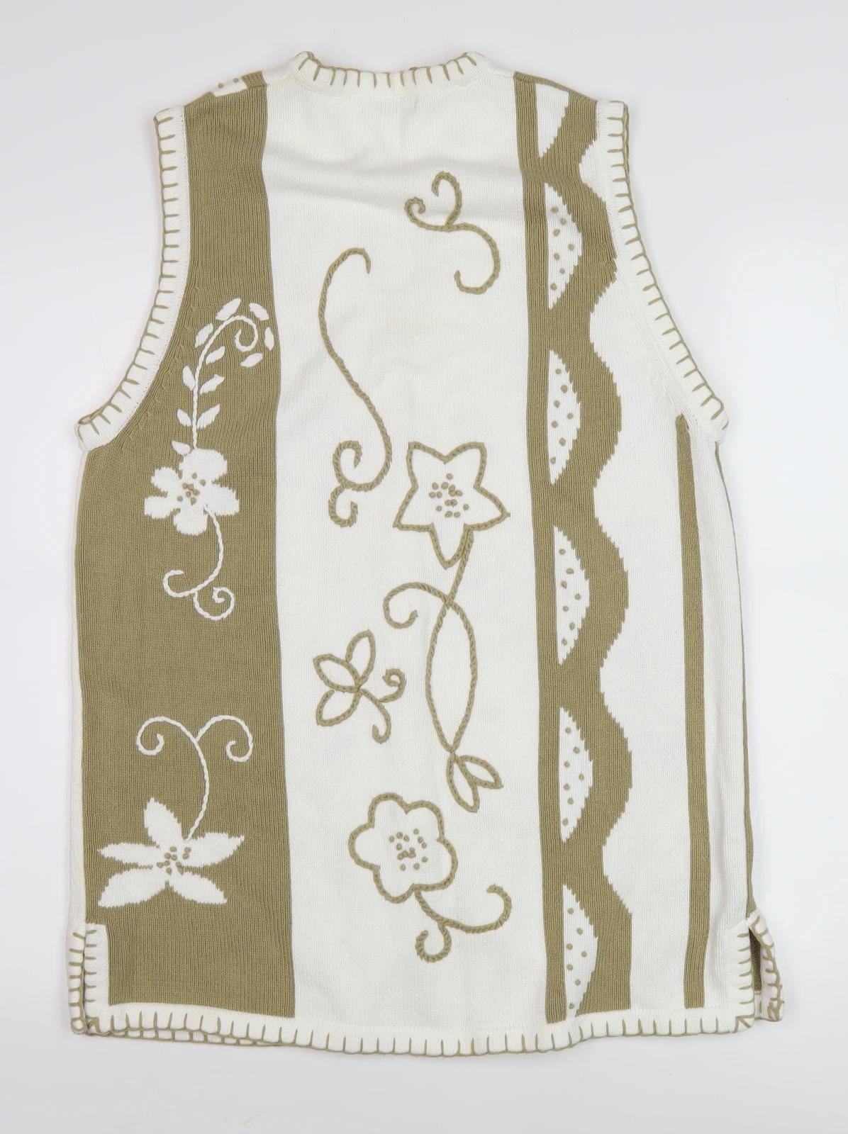 Windsmoor Women's Multicoloured V-Neck Vest - Size S