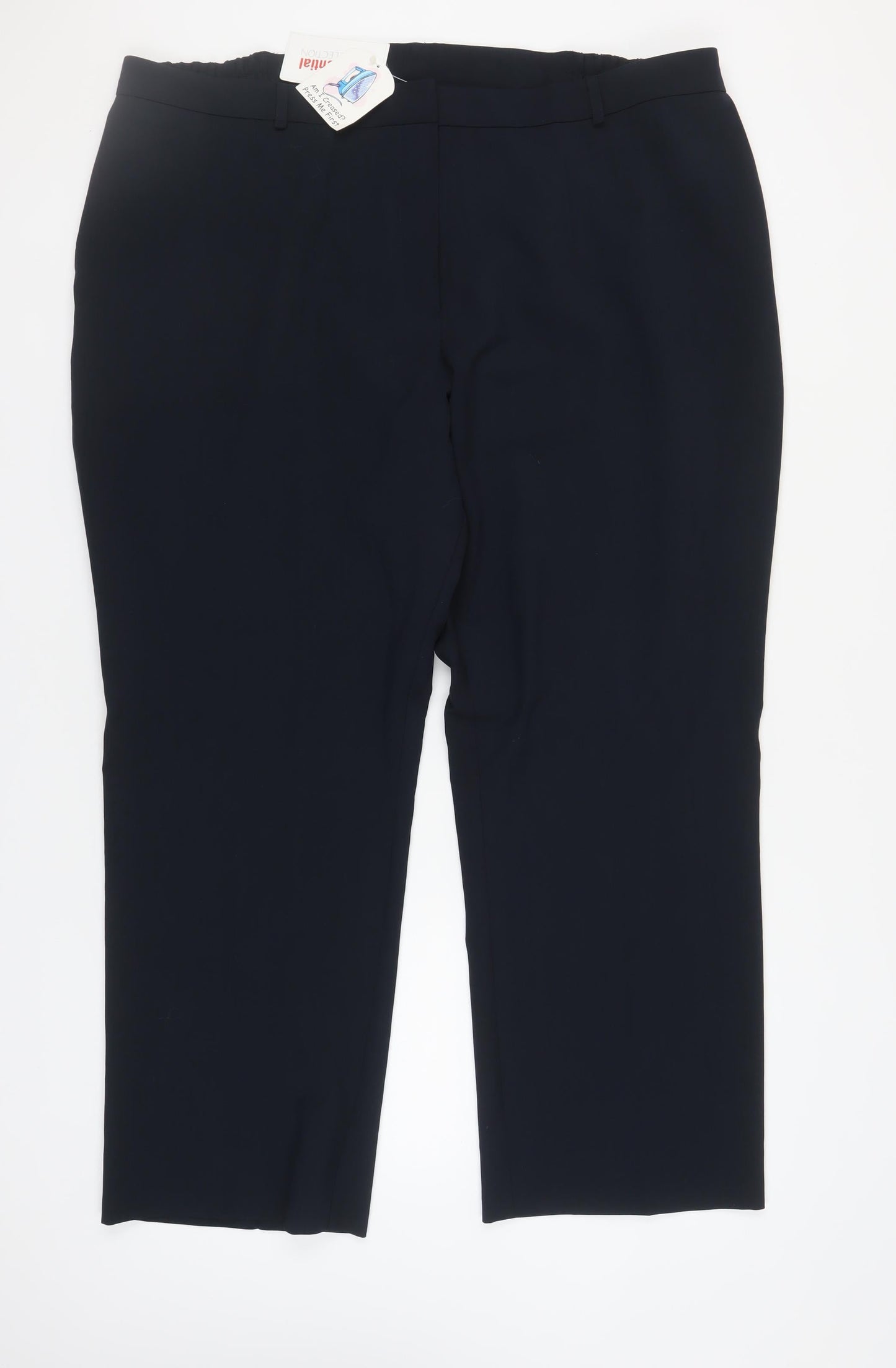 Essential Collection Women's Blue Plus Size Trousers