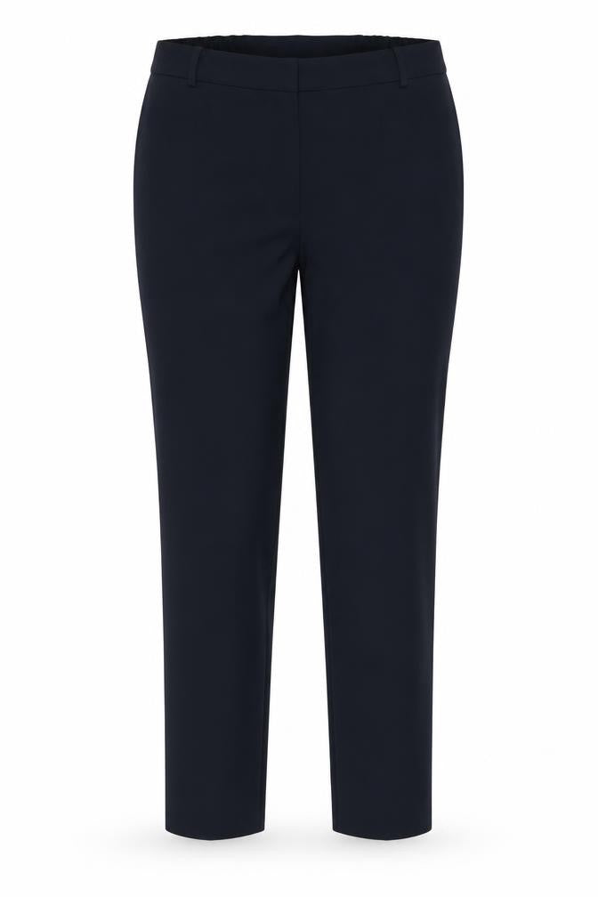 Essentials Collection Women's Blue Plus Size Trousers