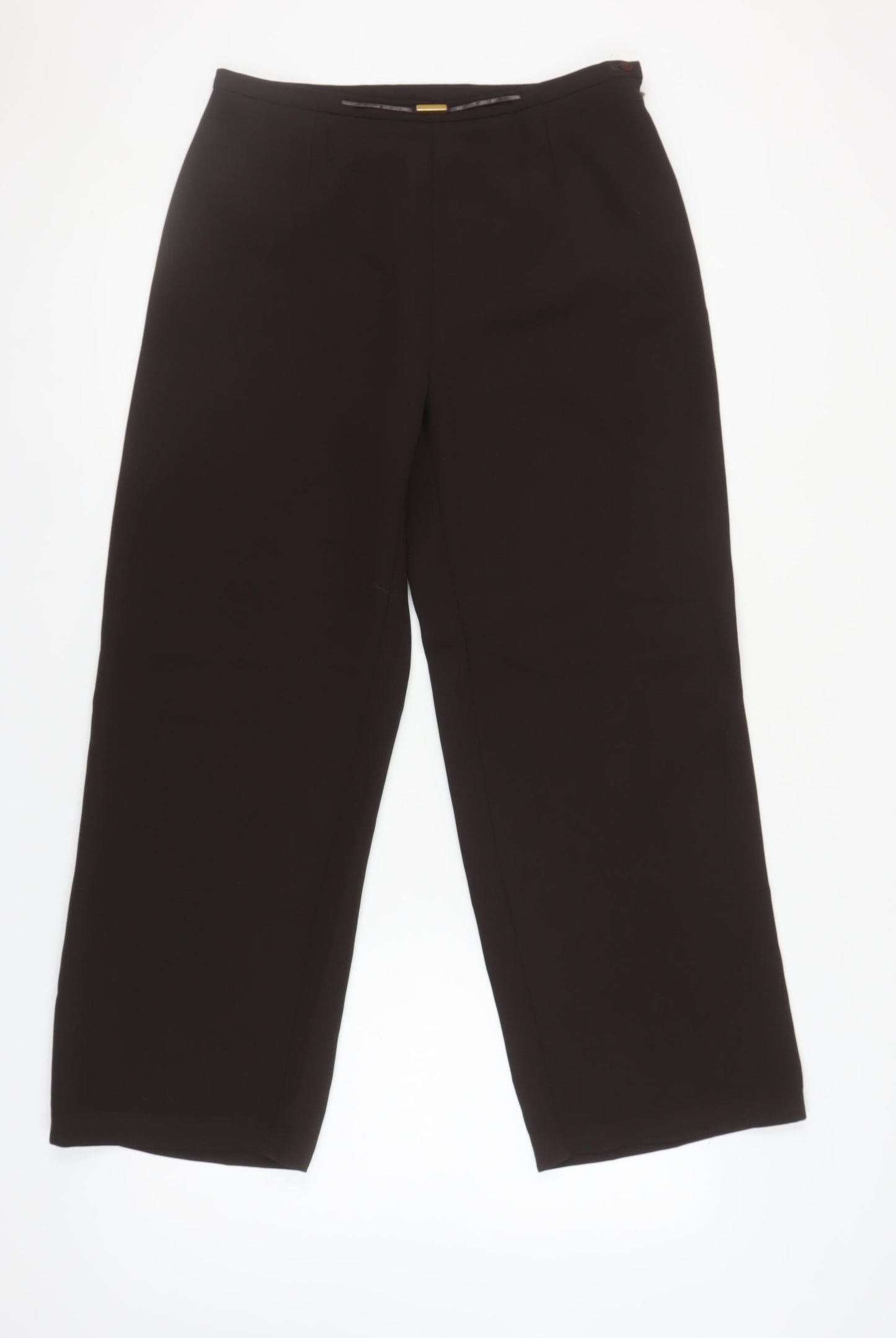 Amaranto Women's Black Trousers Size 14