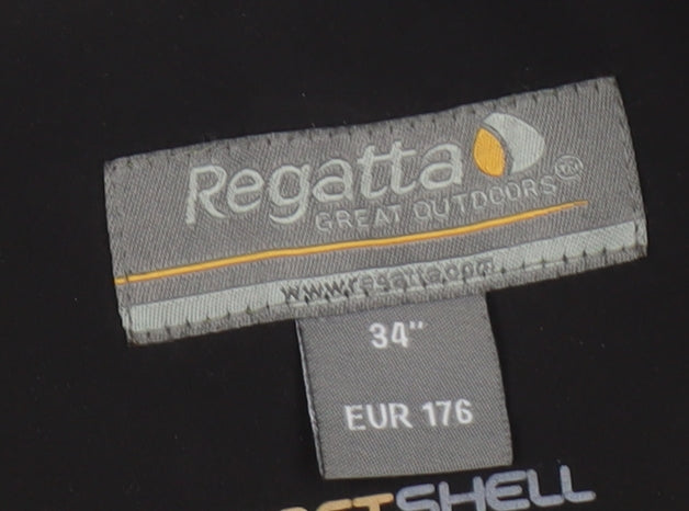 Regatta Men's Black Soft Shell Jacket Size 34