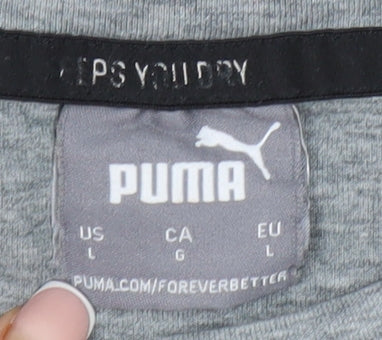 Puma Men's Grey Pullover Sweatshirt Size L