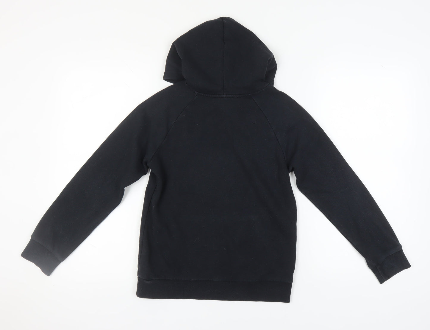 Under Armour Boys Black Pullover Hoodie, M, Casual, Logo Accent