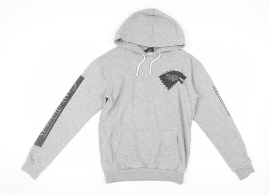 Game of Thrones Grey Pullover Hoodie S Unisex