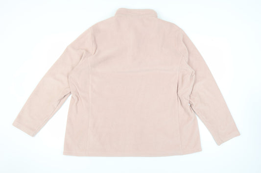TOG24 Women's Beige Henley Sweatshirt - Size 20