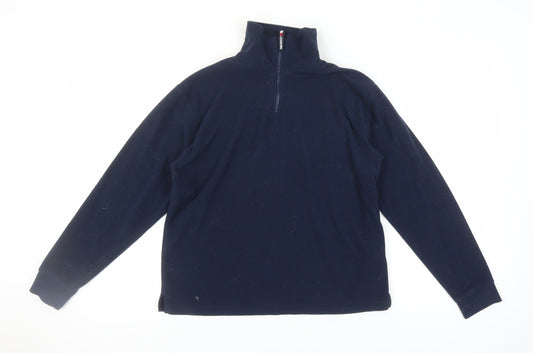 Trespass Boys Blue Fleece 1/2 Zip Hoodie, Size 16 Years