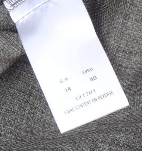 Eastex Women's Brown Suit Top, Size 14, Classic Style