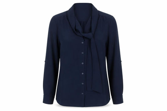 Womens UK Size 2XS Banana Republic Blue Polyester Blouse