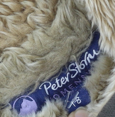 Peter Storm Women’s Brown Fur Trimmed Coat Size 18