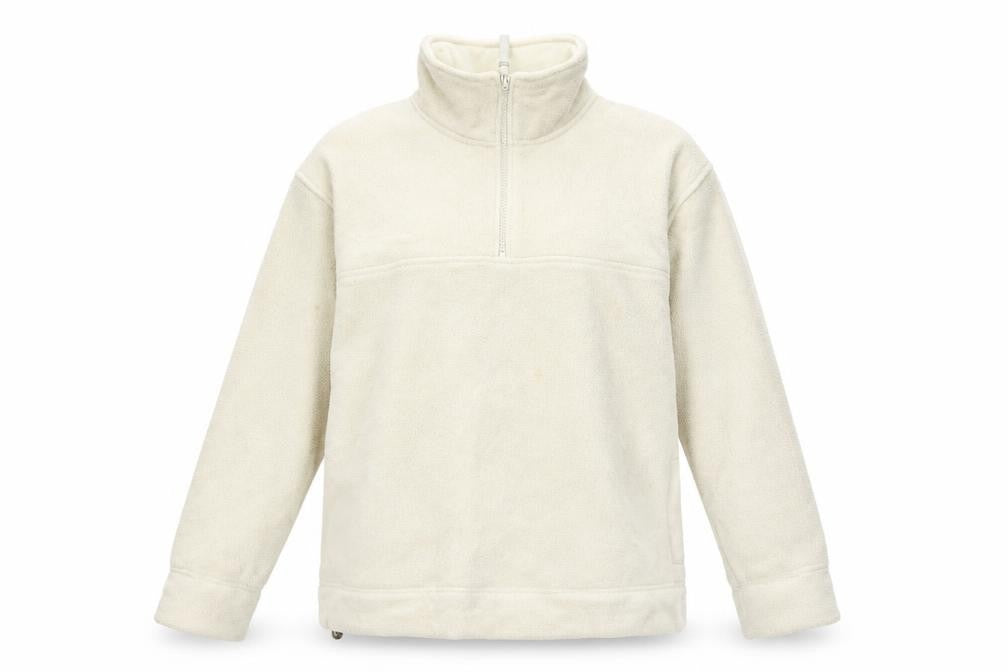 Active Women's Beige Fleece Pullover Sweatshirt Size 10
