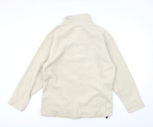 Active Women's Beige Fleece Pullover Sweatshirt Size 10