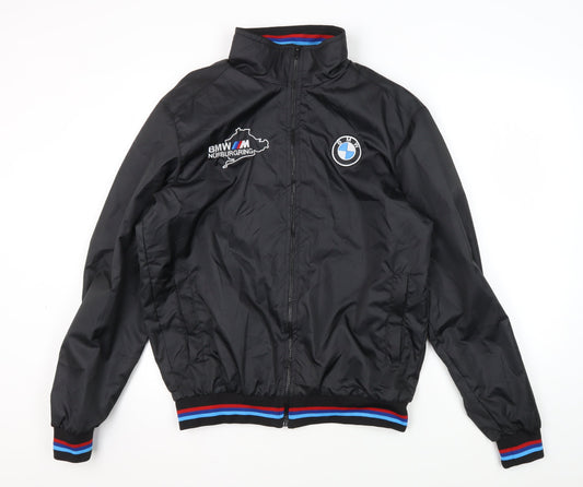Racing Line Men's Black Bomber Jacket - Size L