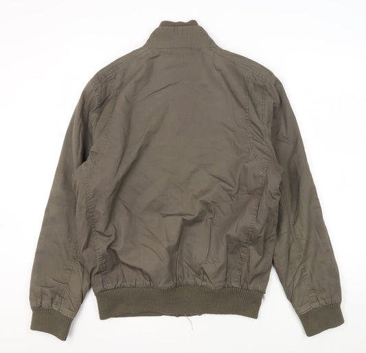 Burton Men's Green Bomber Jacket, Size M
