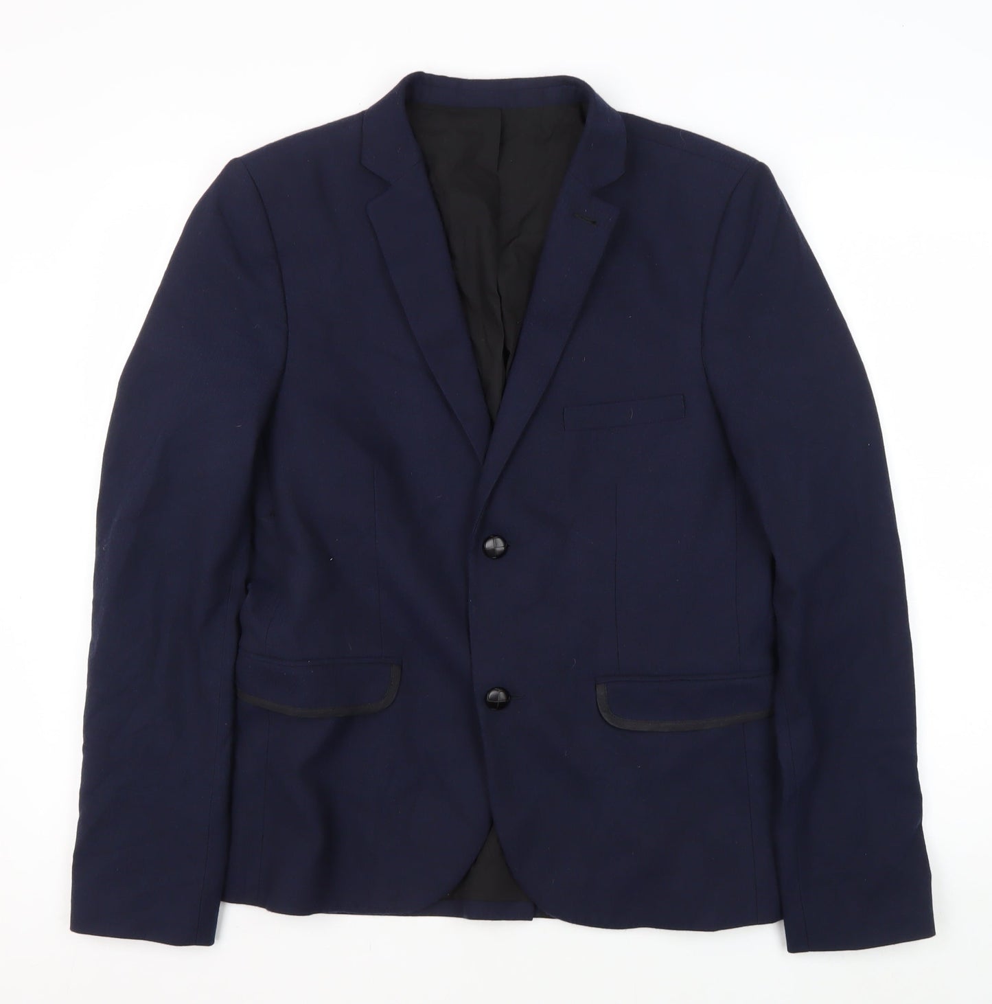 Topman Men's Blue Blazer, Size 40, Formal Jacket