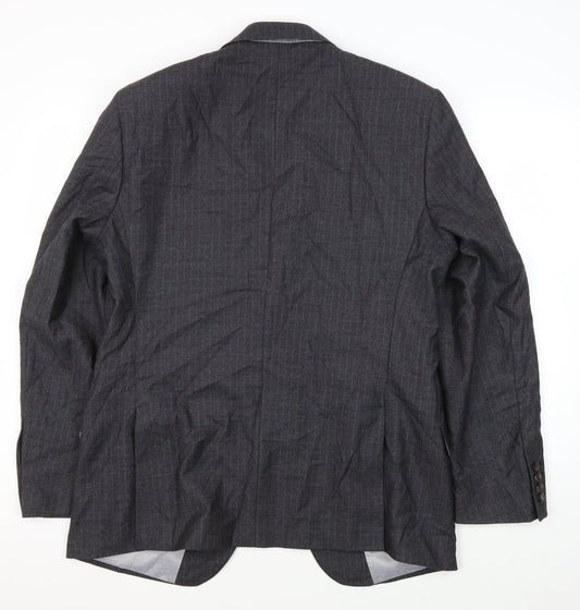 Marks and Spencer Men's Grey Wool Blazer 40R