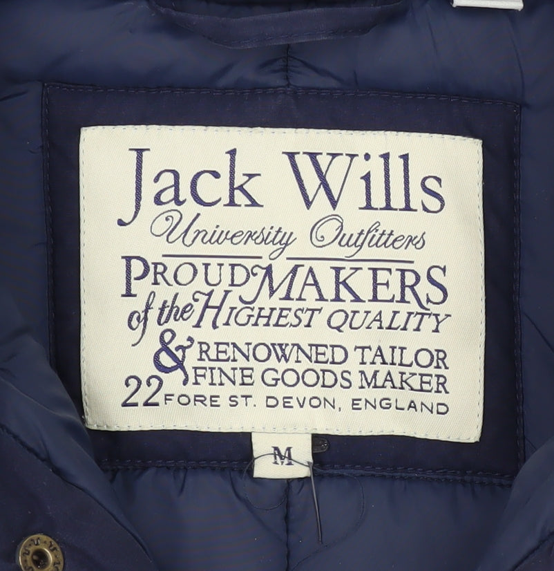 Jack Wills Men's Blue Puffer Waistcoat M