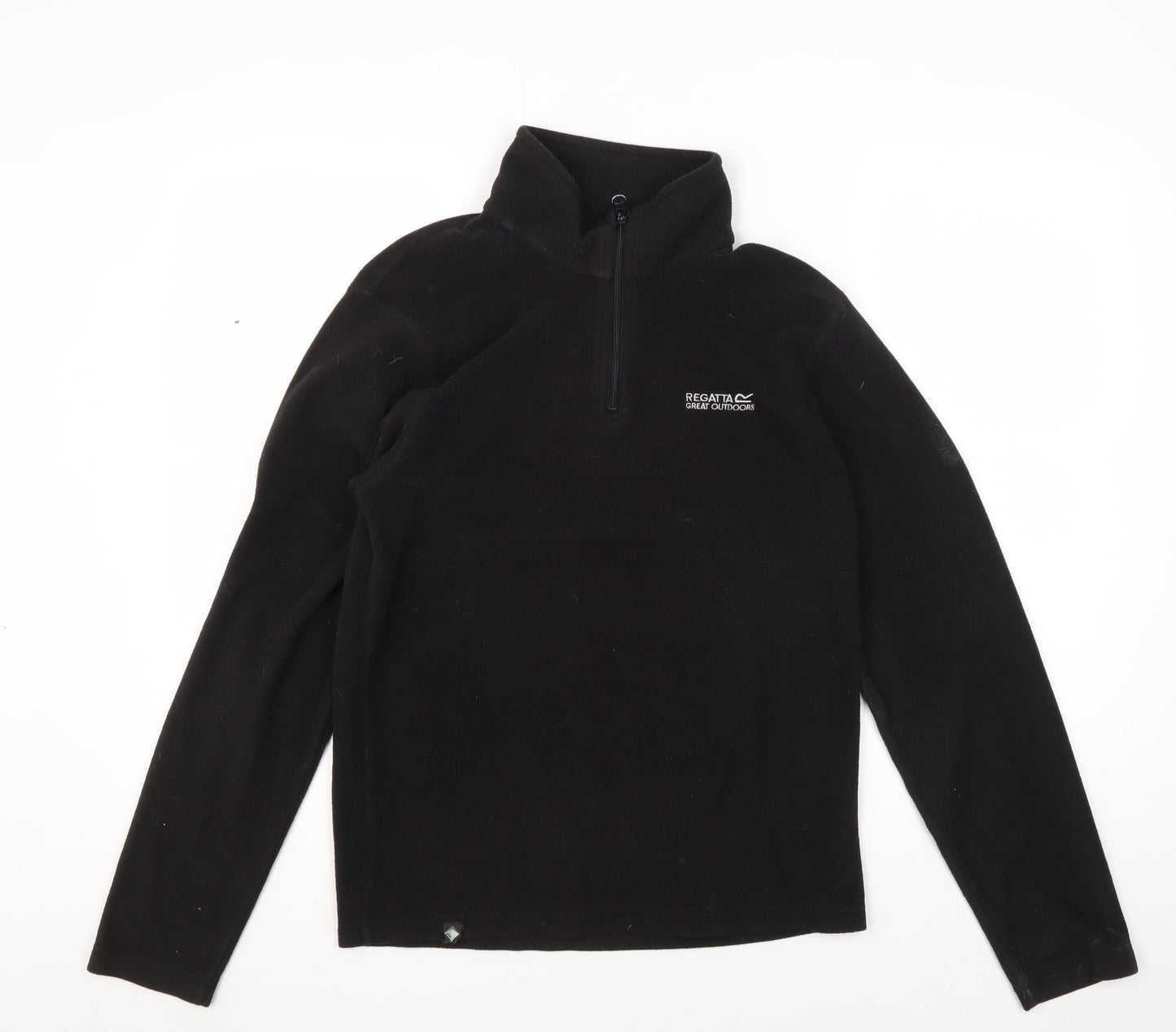 Regatta Unisex Black Fleece 1/4 Zip Sweatshirt
