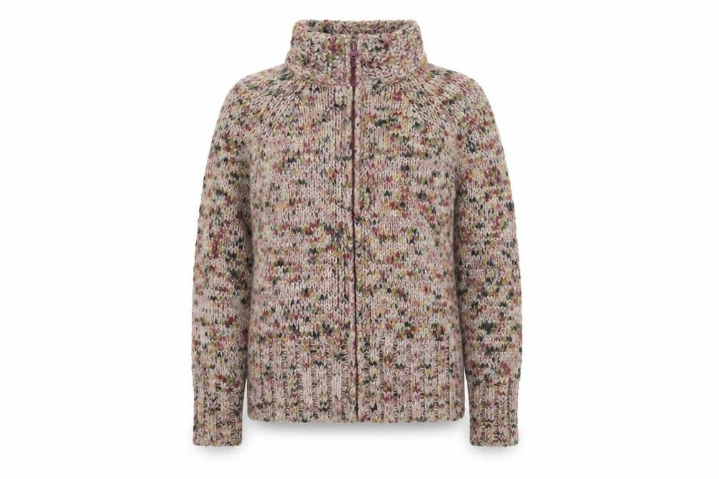 Front view of Casual Club Women’s Multicoloured, size UK 16, Chunky-Knit Jumper