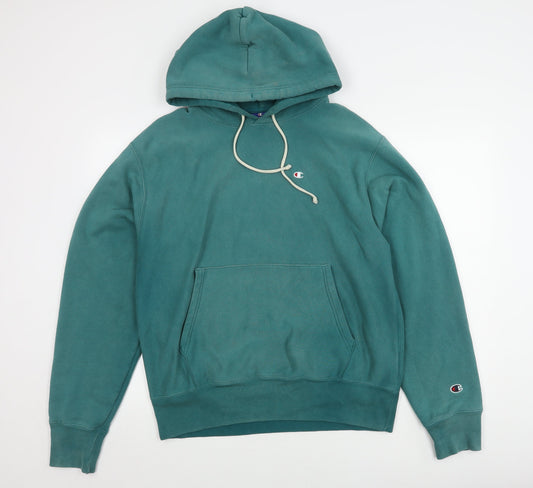 Champion Men's Green Medium Pullover Hoodie