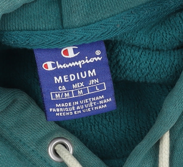 Champion Men's Green Medium Pullover Hoodie