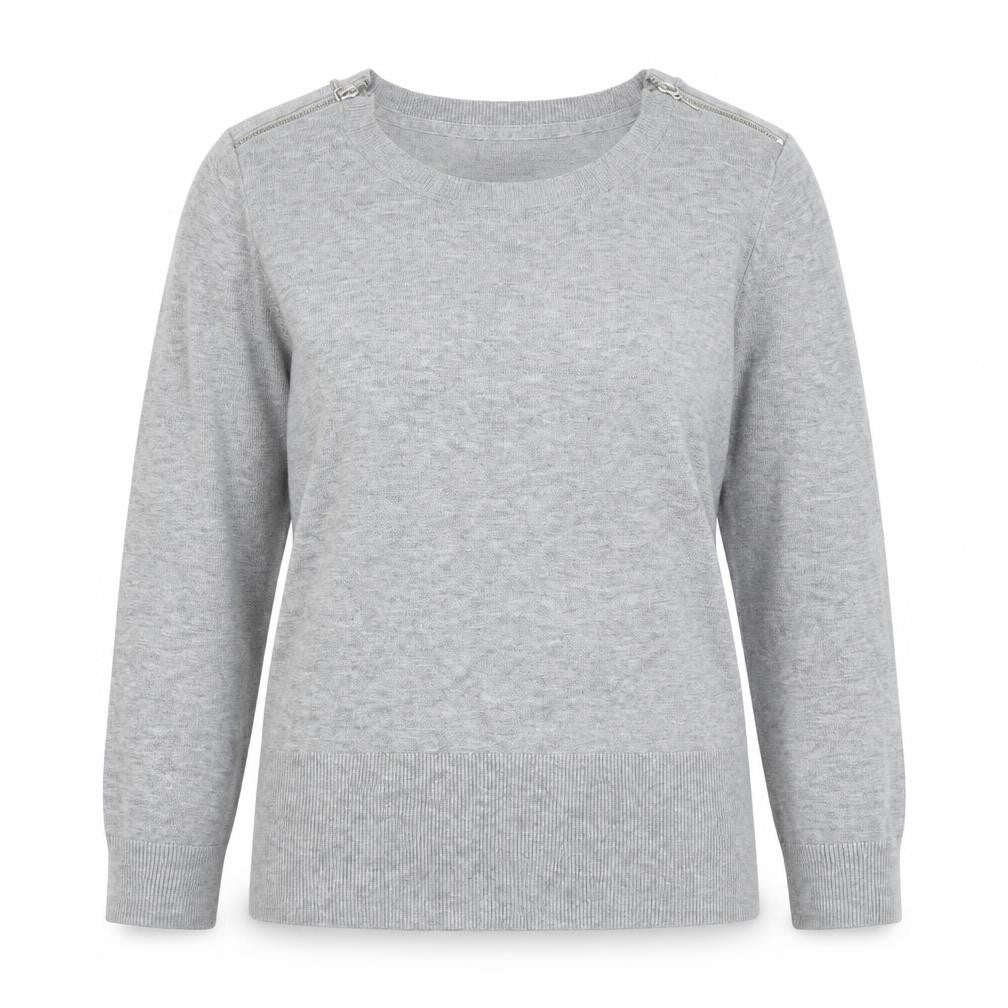 Front view of Red Herring Women's Grey jumper, size 12