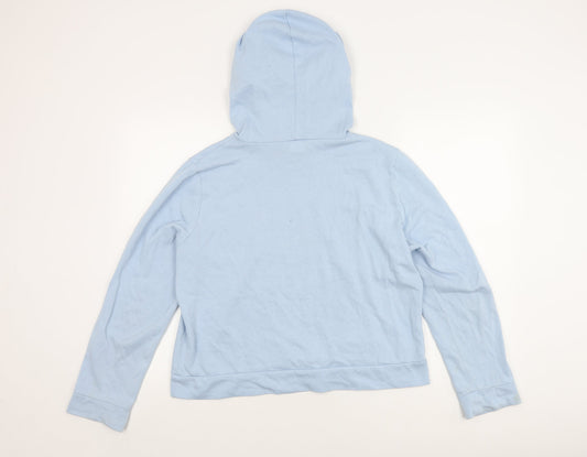 Victoria's Secret Women’s Blue Hoodie Size L Sequin Detail