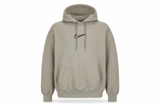 Mens UK M Regular Nike Beige Pullover Hoodie