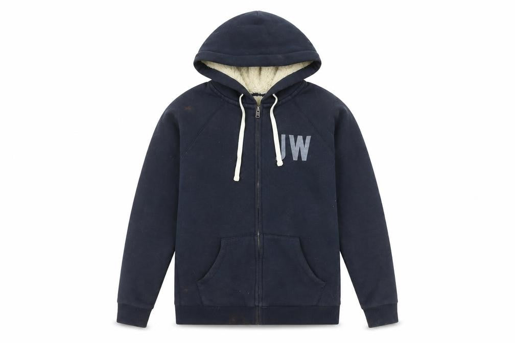Womens UK Size 8 Regular Jack Wills Blue Cotton Blend Jacket