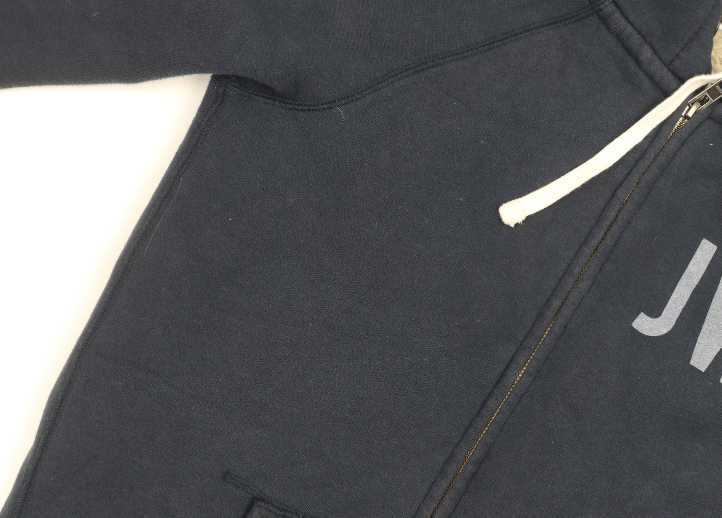 Jack Wills Women's Blue Hooded Jacket Size 8