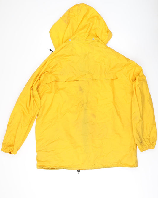 Peter Storm Women's Yellow Large Hooded Rain Coat