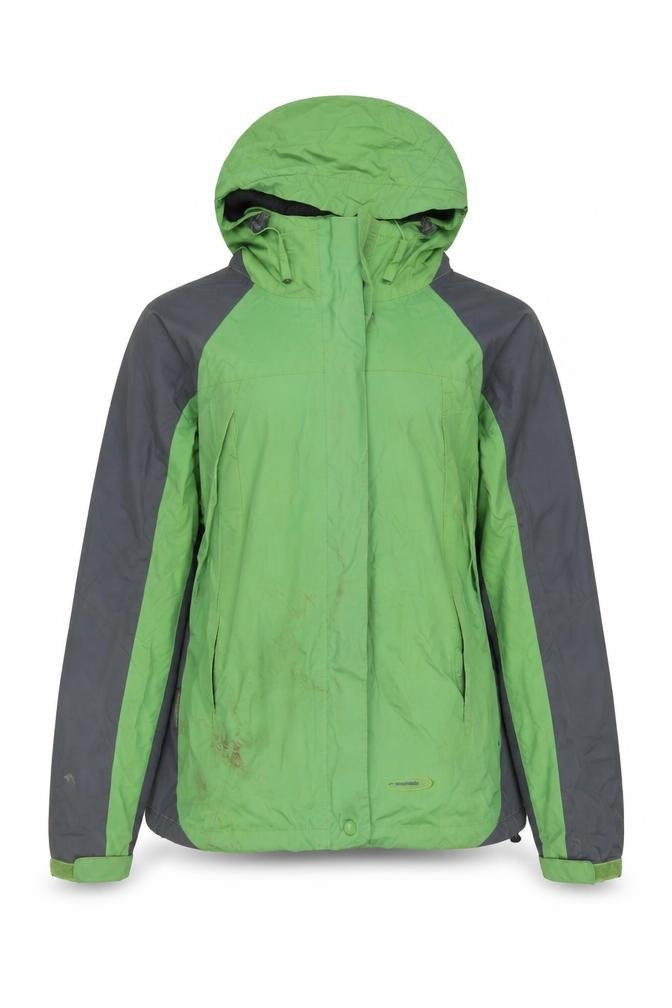 Womens UK Size 14  Mountain Life Green Nylon Jacket