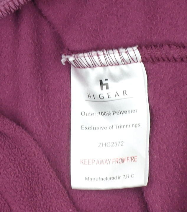 Hi Gear Women's Purple Fleece Jacket Size 12