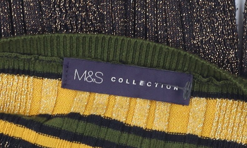 Marks and Spencer Women's Multicoloured Striped Pullover