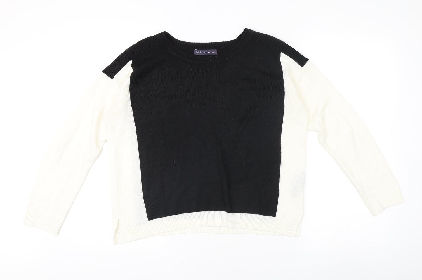 Marks and Spencer Women's Black Jumper Size 10