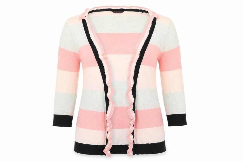 Front view of Miss Selfridge Women's Multicoloured Cardigan, size 10