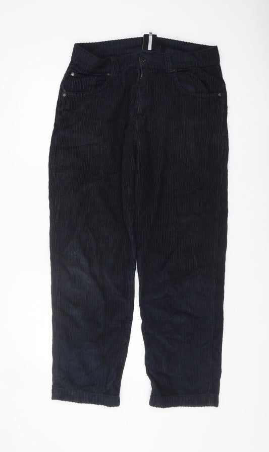 Kickers Men's Black Corduroy Trousers Size 32