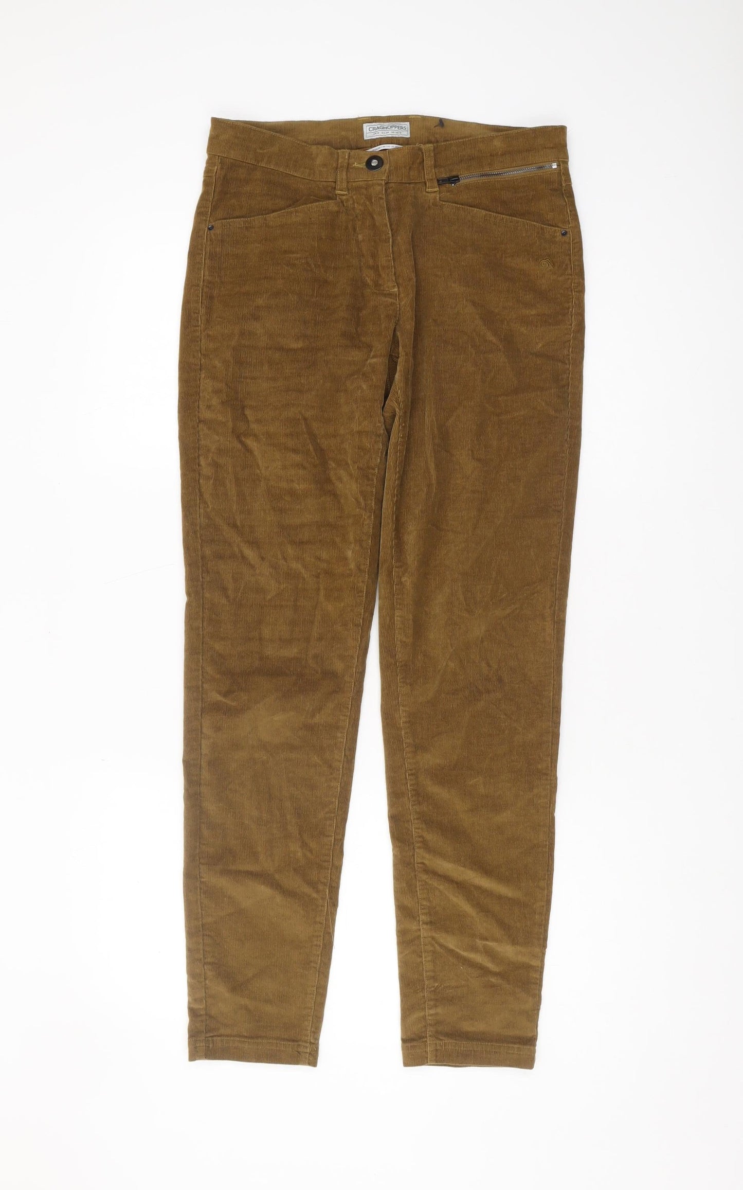Craghoppers Women's Brown Corduroy Trousers Size 8