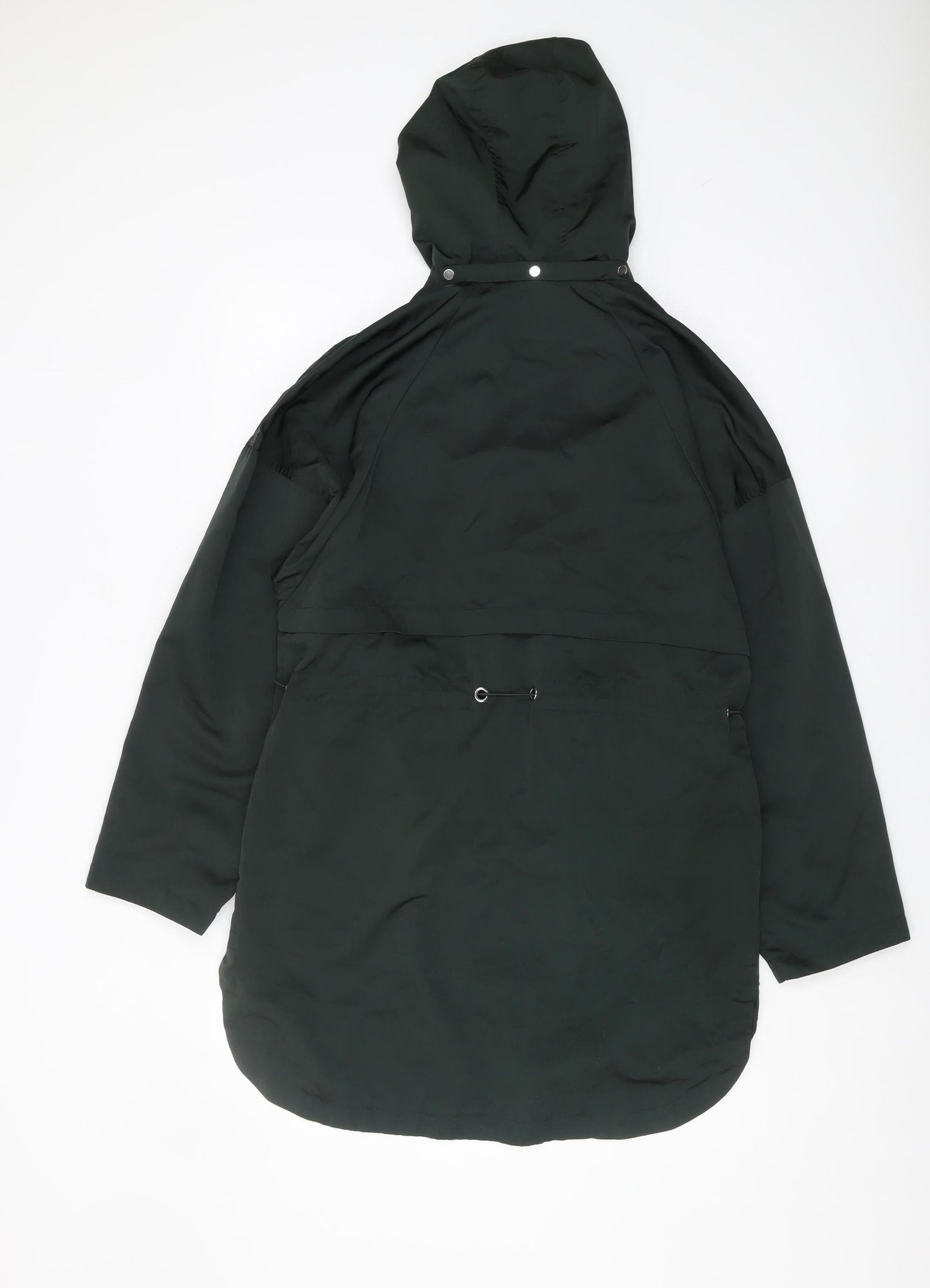 Zara Women's Black Parka Coat XS Hooded