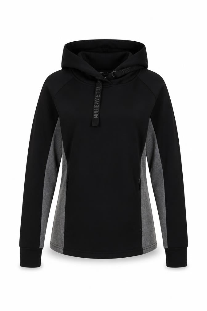 Myprotein Women's Black & Grey XS Pullover Hoodie