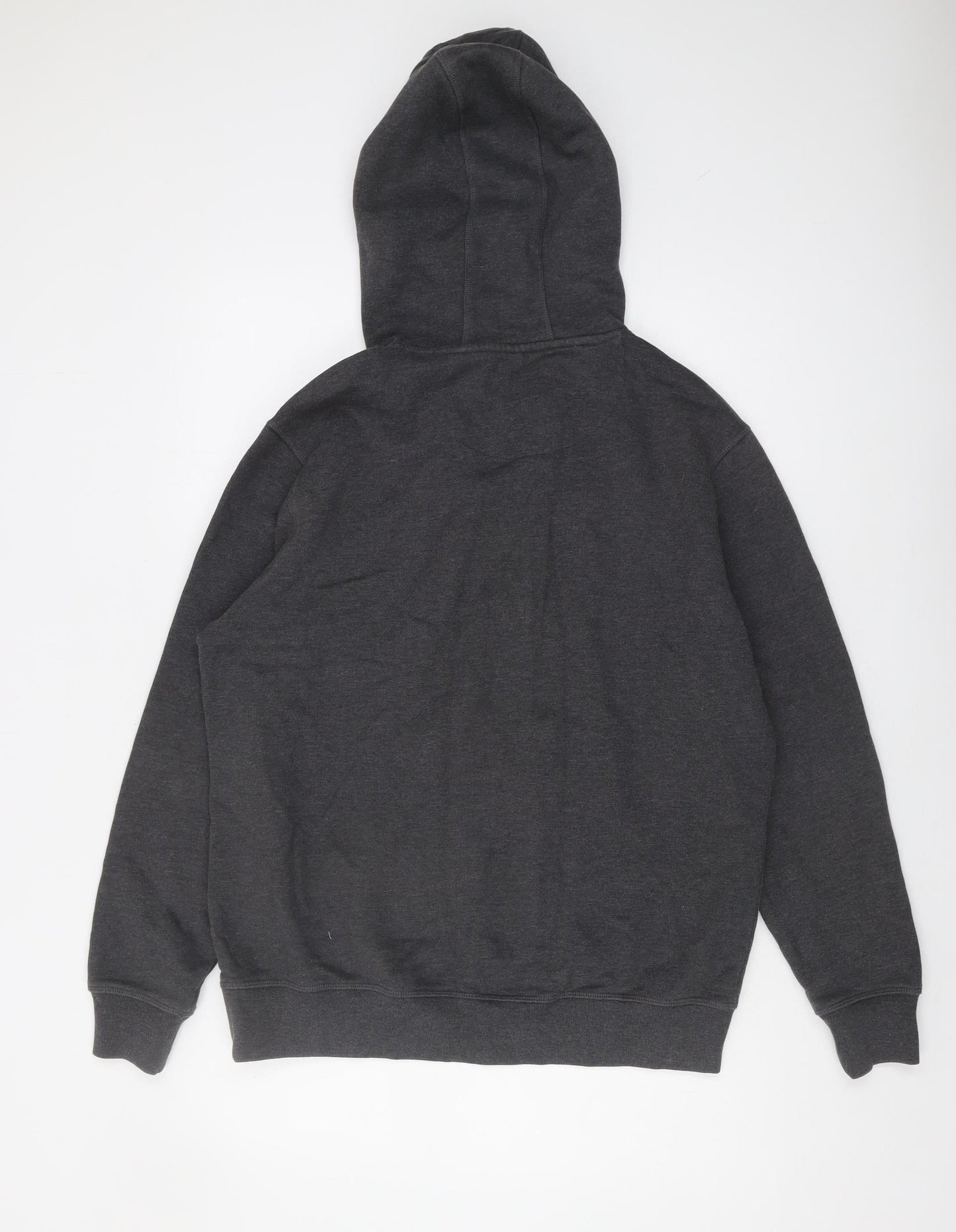 Firetrap Men's Black Hoodie L Pullover Logo