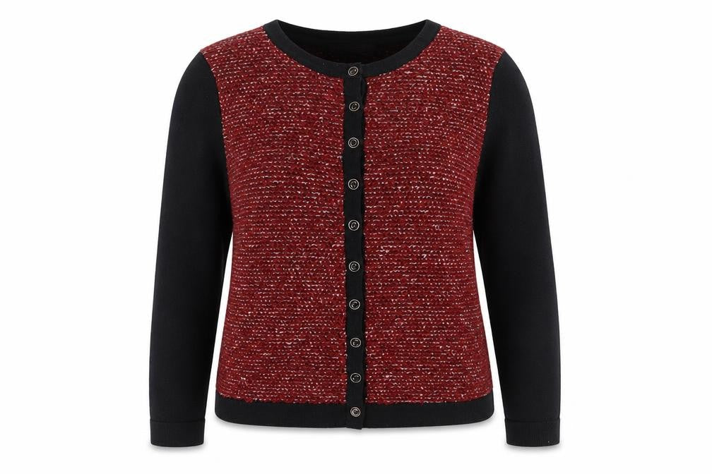 Marks and Spencer Women Red Cardigan Size 14