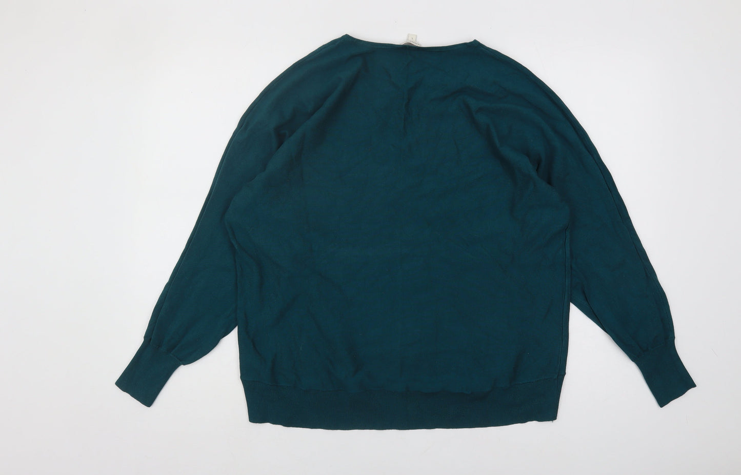 Monsoon Women's Green V-Neck Jumper L