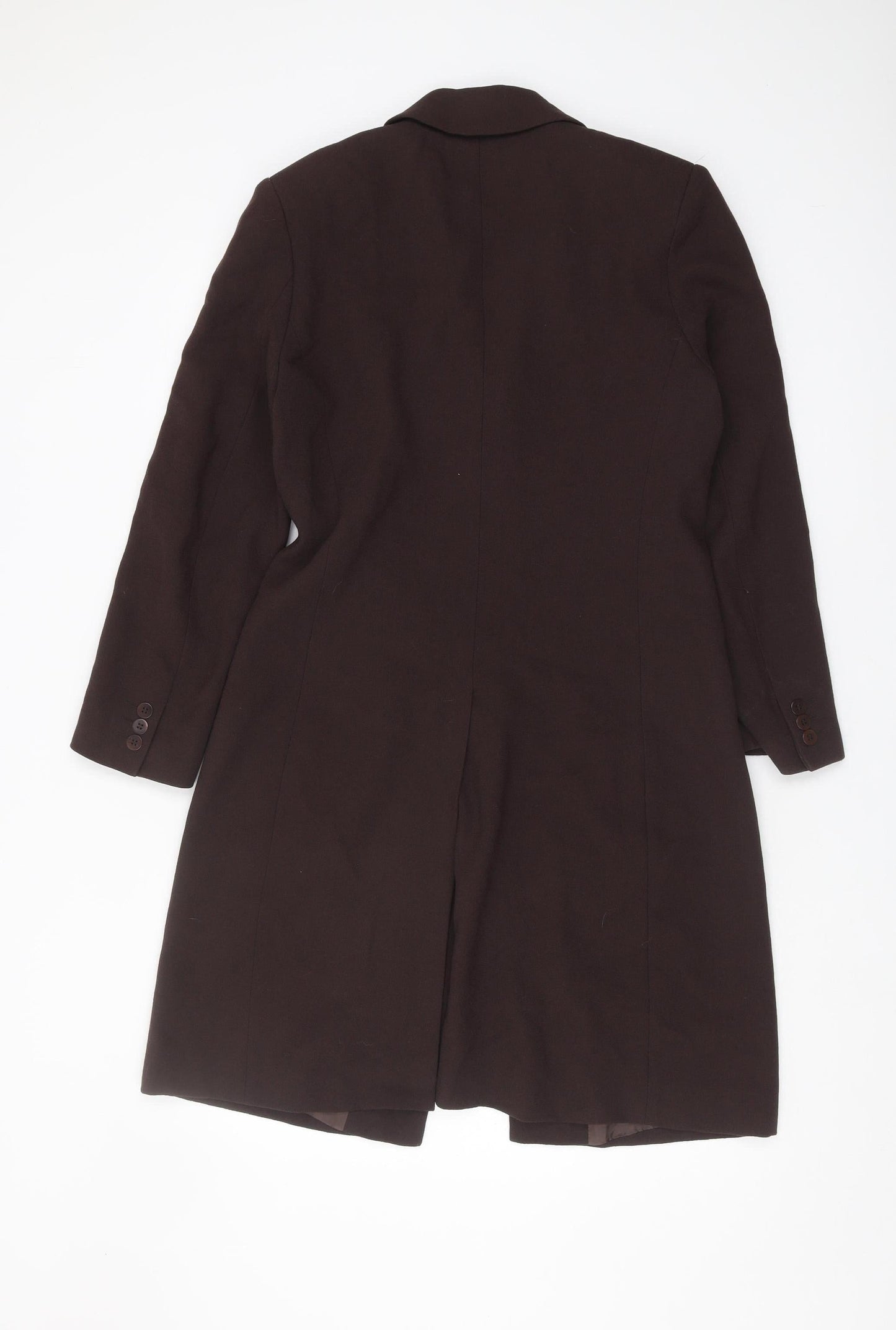 Paul Costelloe Women’s Brown Wool Coat Size 10