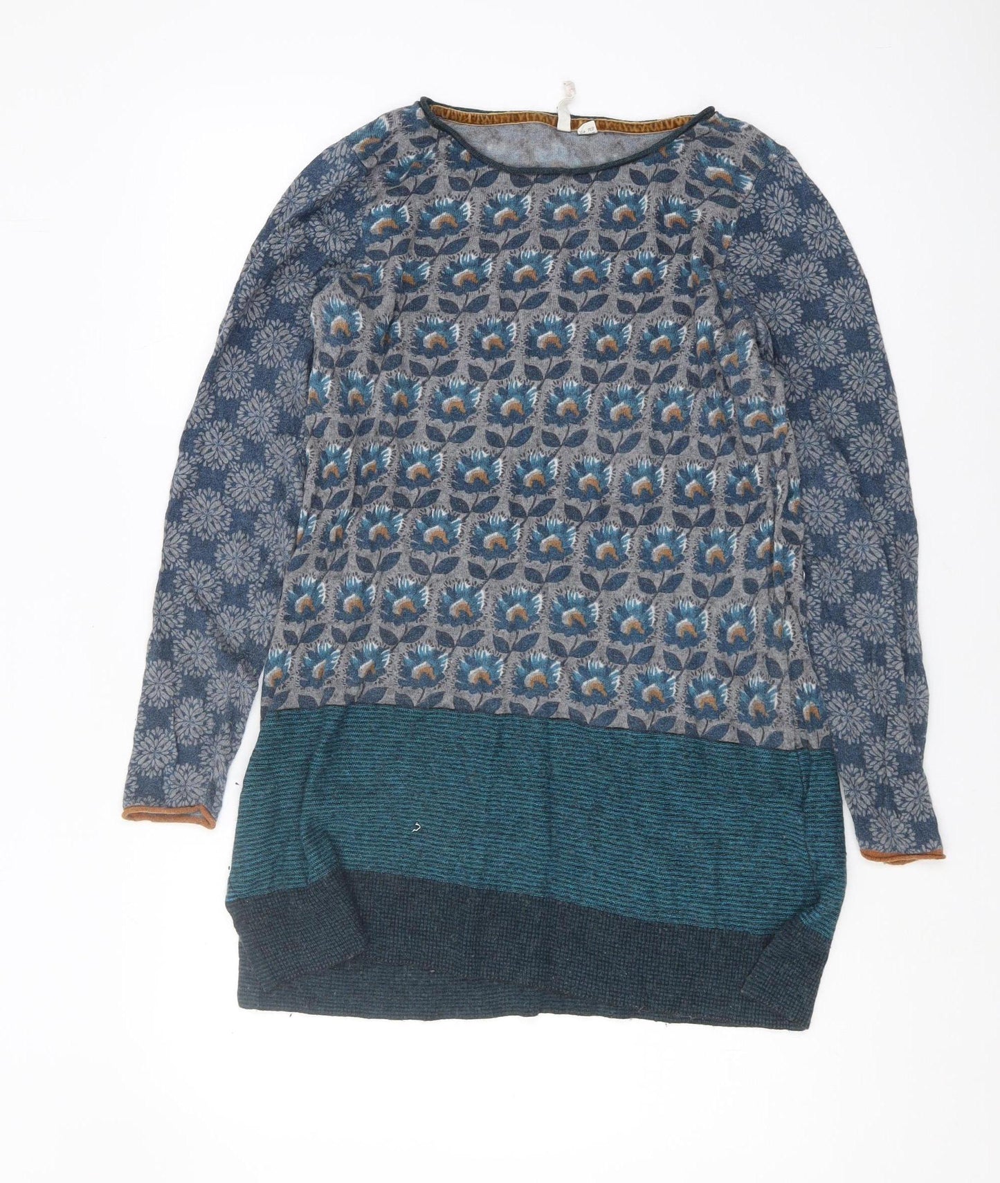 White Stuff Women's Multicoloured Pullover Jumper Size 12