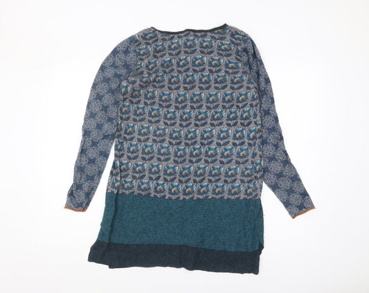 White Stuff Women's Multicoloured Pullover Jumper Size 12