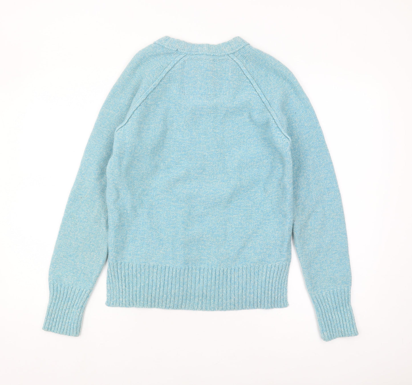 Superdry Women's Blue Cable-Knit Pullover M
