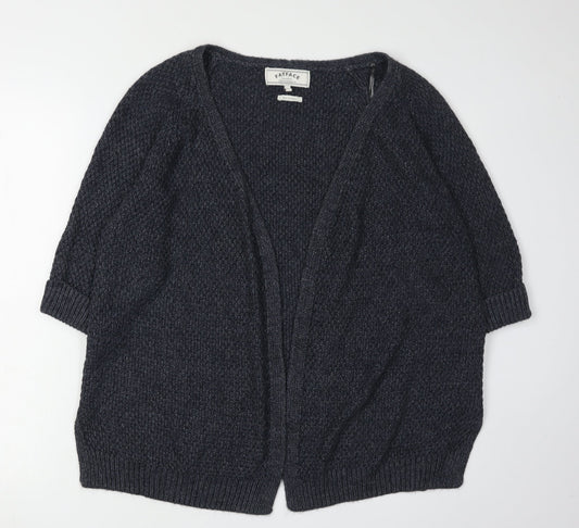 FatFace Women's Blue Cardigan Size 10 Chunky Knit
