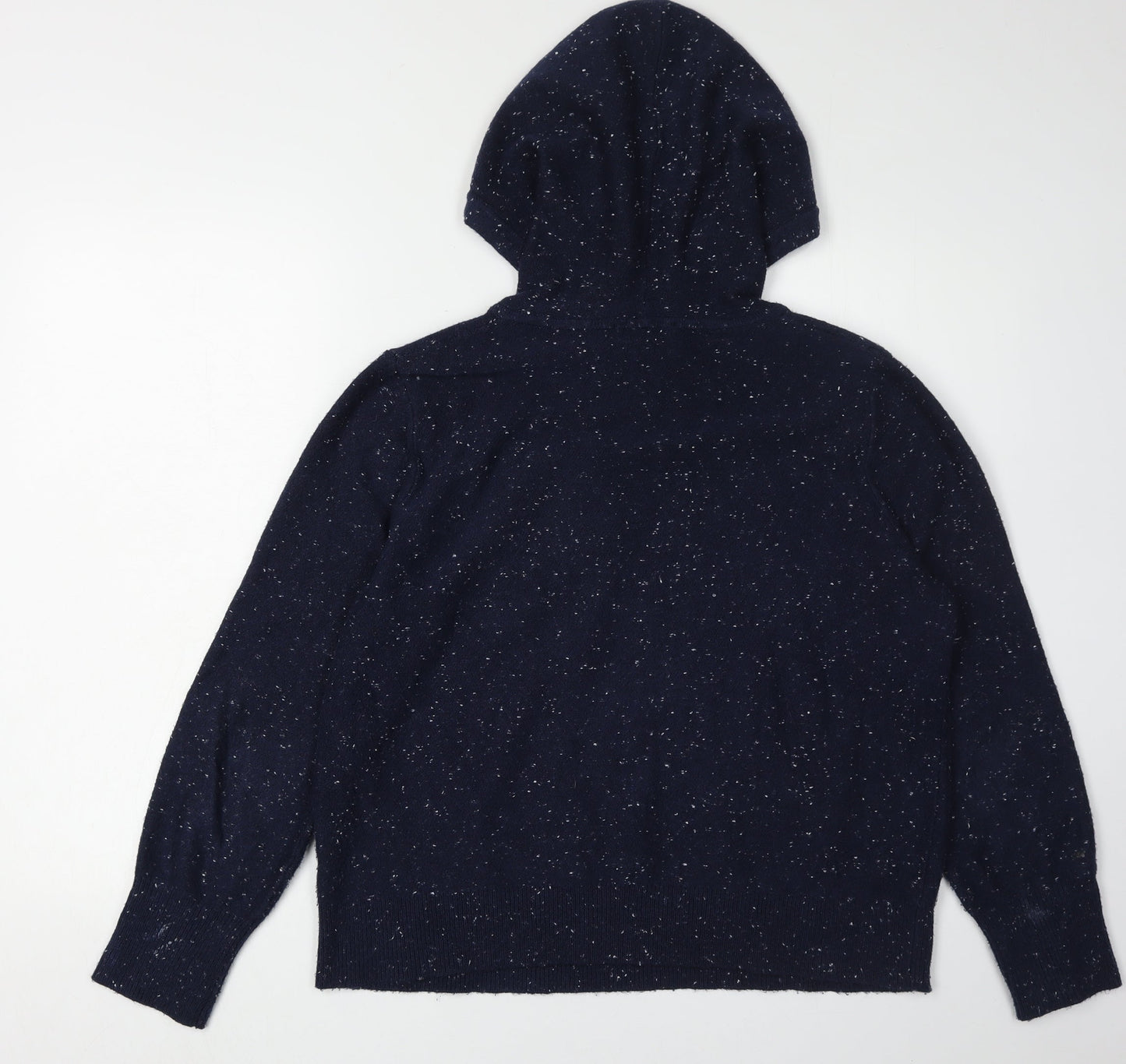 Great Plains Women's Blue Pullover Hoodie Jumper, Size 8